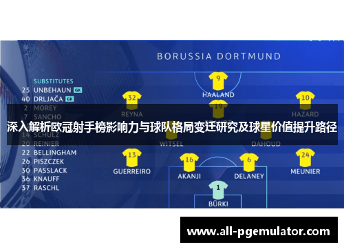 深入解析欧冠射手榜影响力与球队格局变迁研究及球星价值提升路径